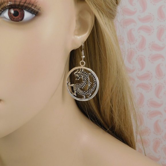 The Irish Gem Jewelry - Dragon Earrings